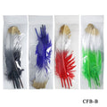 Feather Artificial Big Colour+Gs 5Pcs Cfb-B