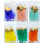 Feather Artificial Medium Colour&Gol 10Pcs Cfm-Bgd