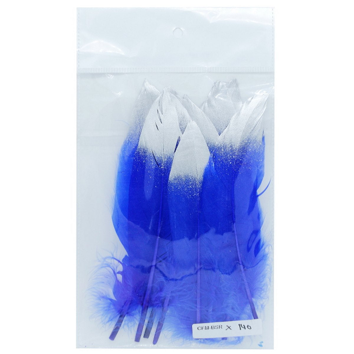 Feather Artificial Medium Colour&Sil 10Pcs Cfm-Bsr