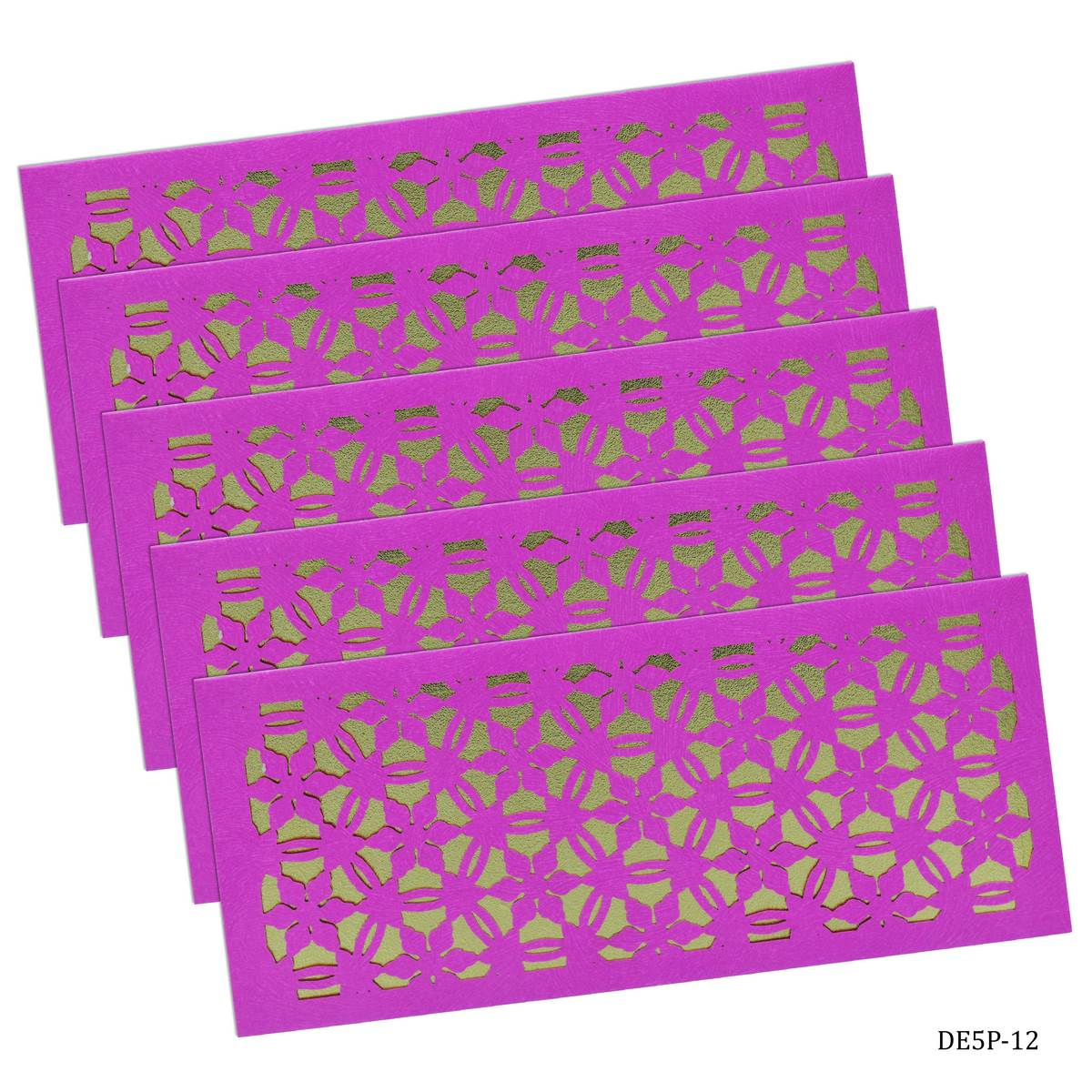 Designer Envelopes 5 Pcs 12No Design De5P-12