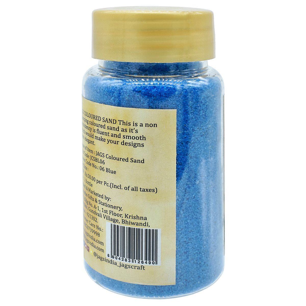 Jags Coloured Sand 160Gms Blue No 6 Jcsbl06