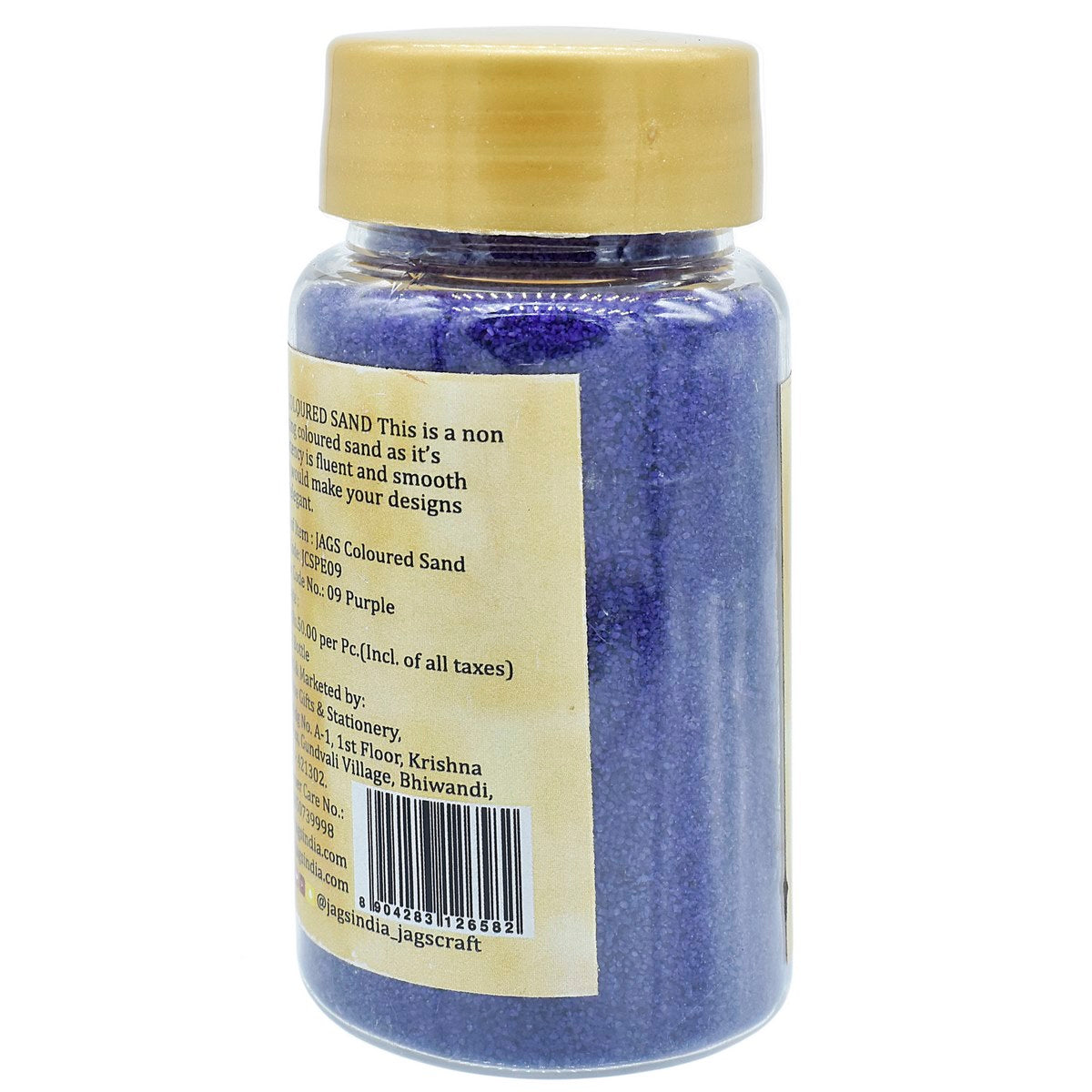 Jags Coloured Sand 160Gms Purple No 9 Jcspe09