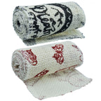 Jags Jute Roll Lace Off White Print 3Inch Jjr3-16