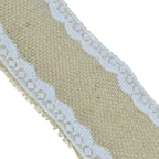 Jags Jute Roll Jute With Lace 2 Side 3Inch Jjr3-17