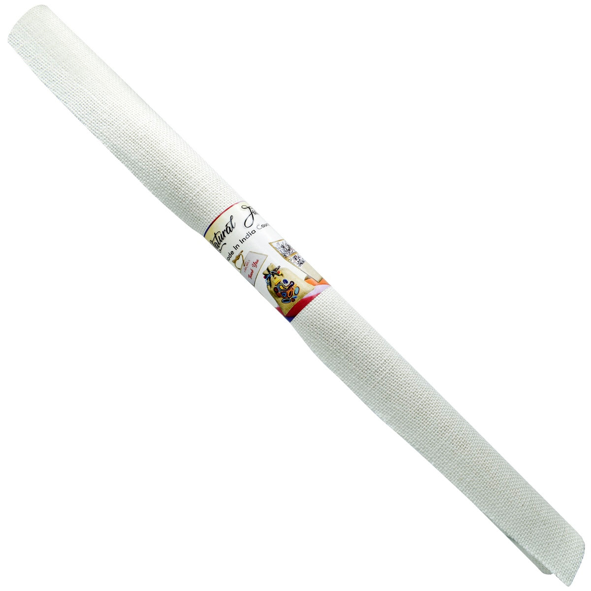 Jags Jute Roll Jute Of White 24 X 39Inch Jjrjfw-24