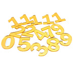 Acrylic Numberical For Clock Gold 12 Pc Set An1T00