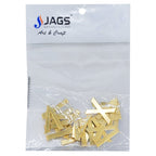 Acrylic Roman Number For Clock Gold 12Pcset Arn100