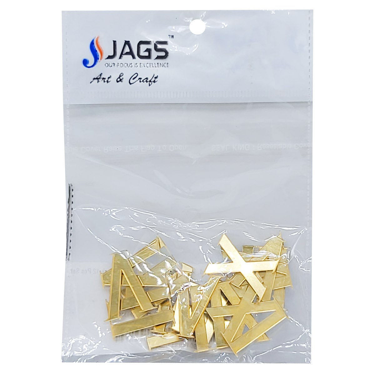 Acrylic Roman Number For Clock Gold 12Pcset Arn100