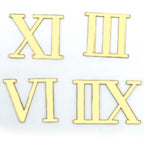 Acrylic Roman Number Forclock Gold 3,6,9,12 Arna00