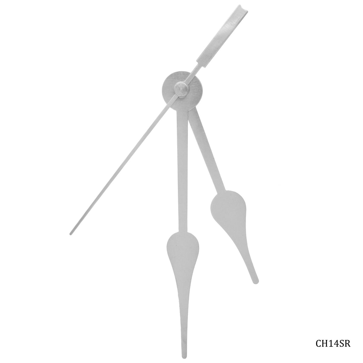 Clock Hands Set Silver Ch14Sr