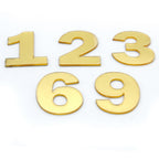 Acrylic Numberical For Clock Gold Ann000