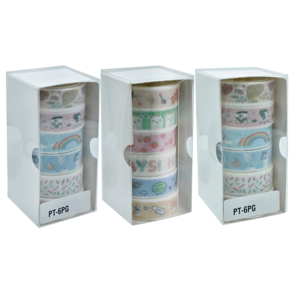 Craft Tape Paper Tape 1.5Cm*2M 6Pcs Pt-6Pg