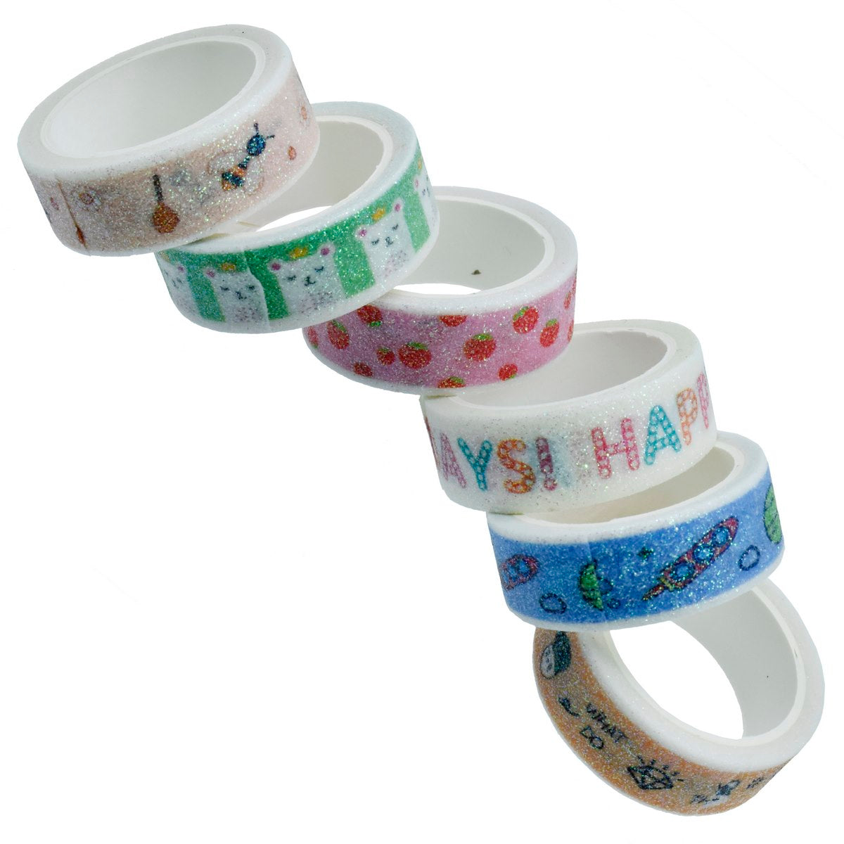 Craft Tape Paper Tape 1.5Cm*2M 6Pcs Pt-6Pg