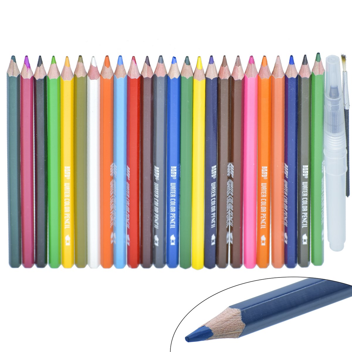Jags Water Colour Pencil 24 Colours Jwcp-24