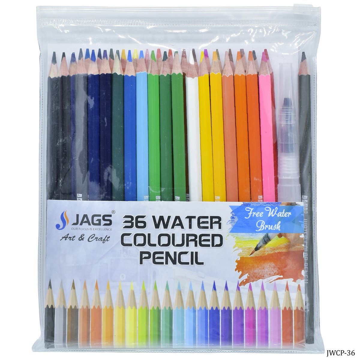 Jags Water Colour Pencil 36 Colours Jwcp-36