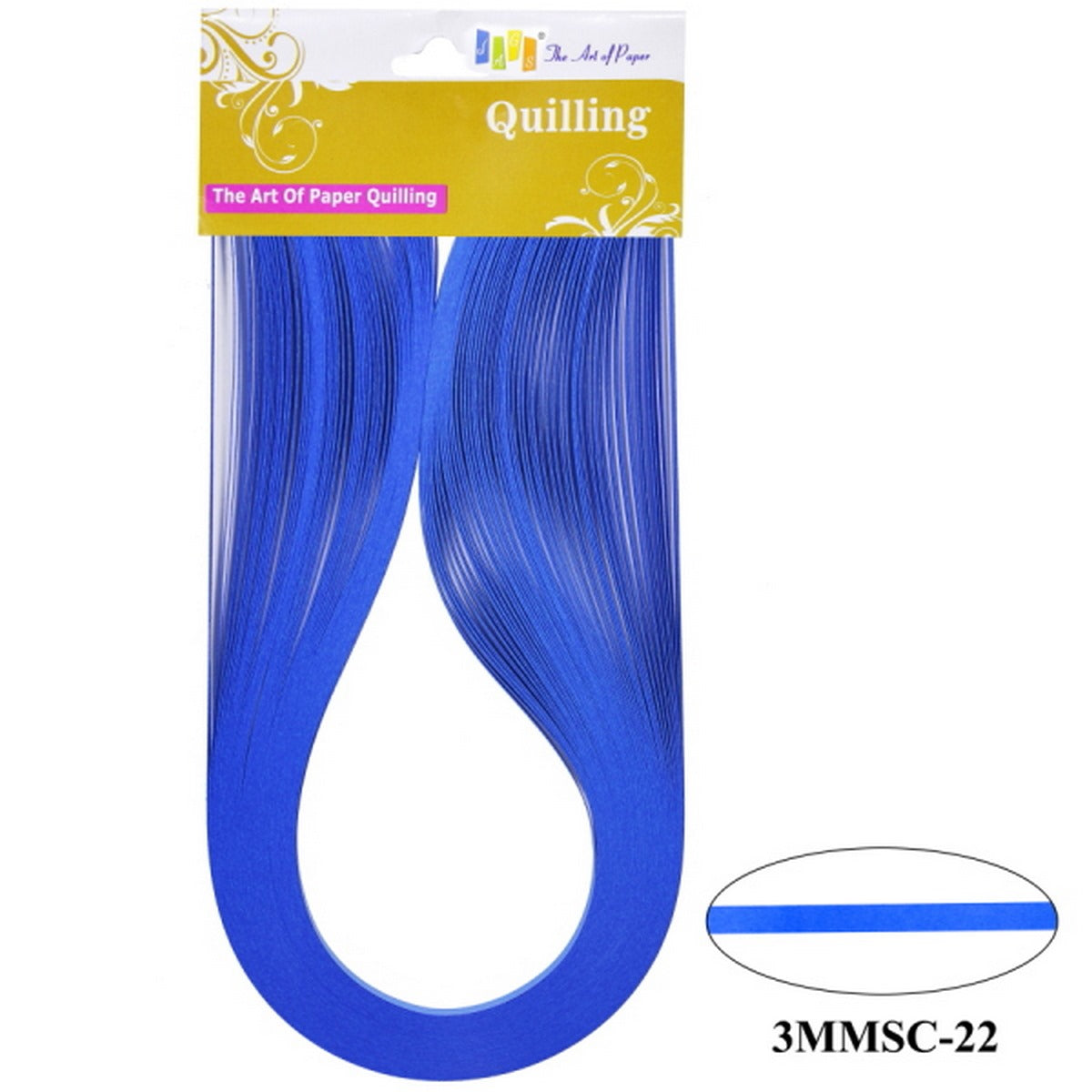 Quilling Strip 3Mm S/C 22 Tblue 3Mmsc-22