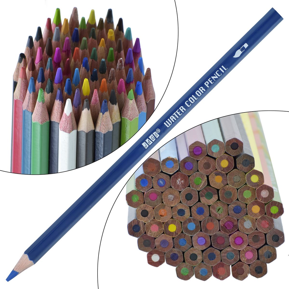 Jags Water Colour Pencil 60 Colours Jwcp-60
