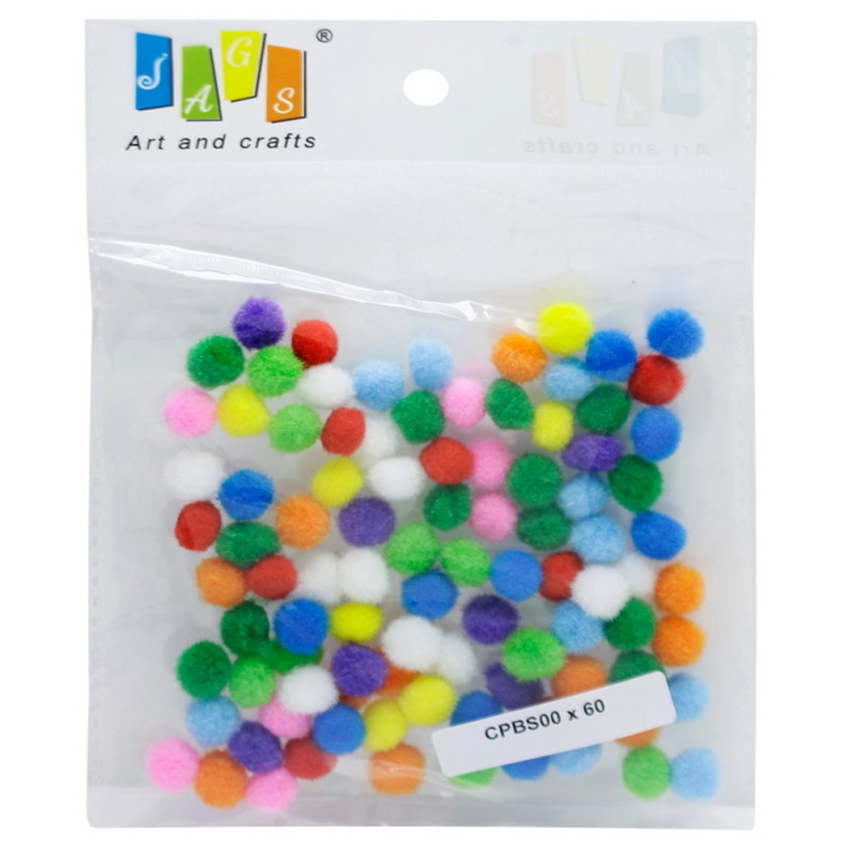 Craft Pom Pom Ball Small 1Mm 100Pcs Cpbs00