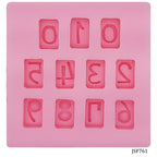 Silicone Mould Block 0 To 9 Jsf761