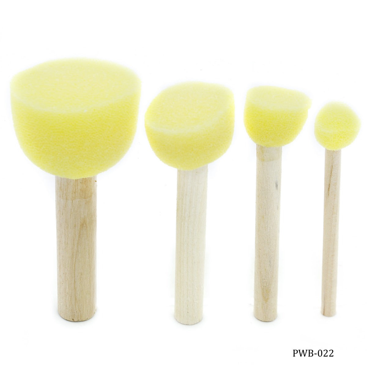 Sponge Brush Set 4Pcs Pwb-022