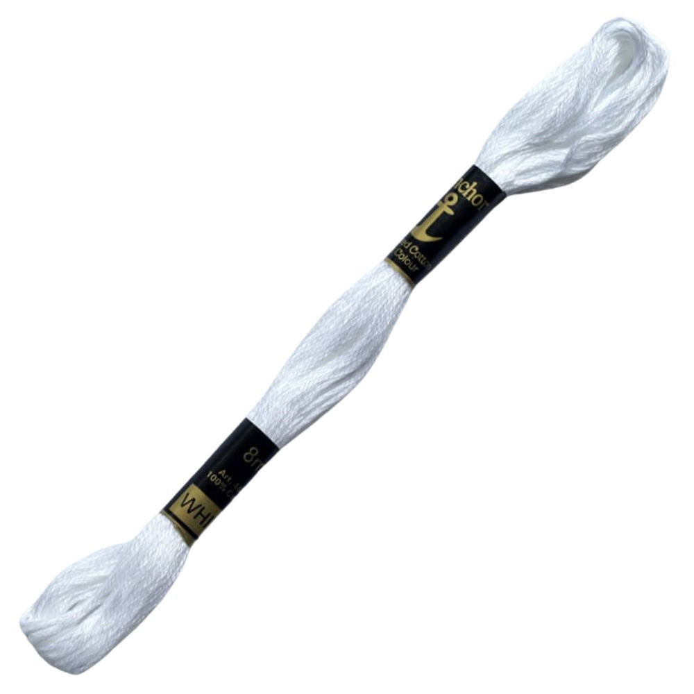 Anchor Embroidery Thread Shade White