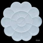 Colour Mixing Plate Round Flower Medium Ds404