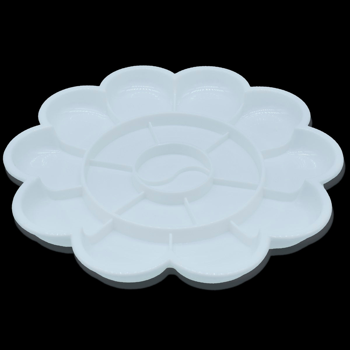 Colour Mixing Plate Round Flower Medium Ds404
