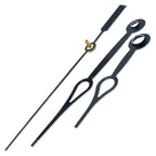 Clock Hands Set Small Mini Sickosa Black Ch33Bk