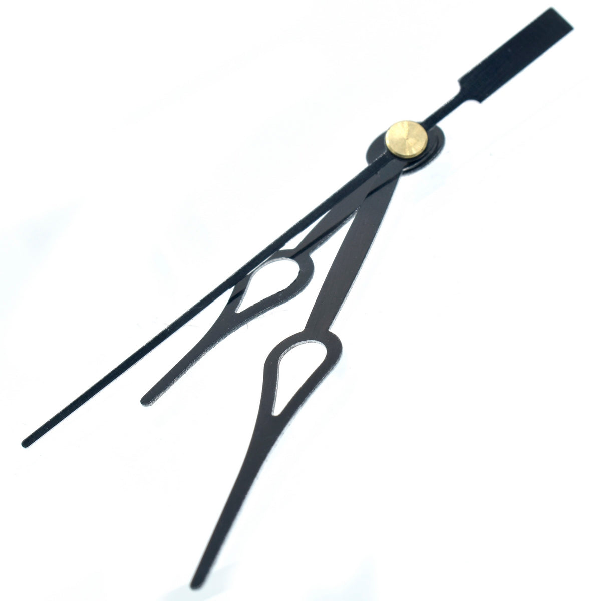 Clock Hands Set Small Mini Sickosa Black Ch33Bk
