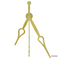 Clock Hands Set Small Mini Sickosa Gold Ch33Gd