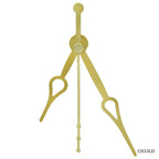 Clock Hands Set Small Mini Sickosa Gold Ch33Gd