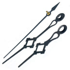 Clock Hands Set Small Tinamann Square Black Ch34Bk