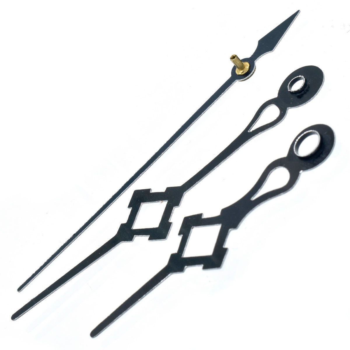 Clock Hands Set Small Tinamann Square Black Ch34Bk