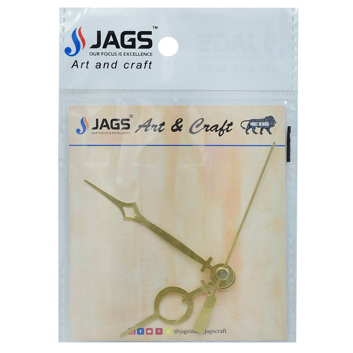 Clock Hands Set Small Kajal Gold Ch35Gd