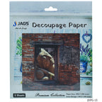 Jags Decoupage Paper V Window Budha Jdpg-15