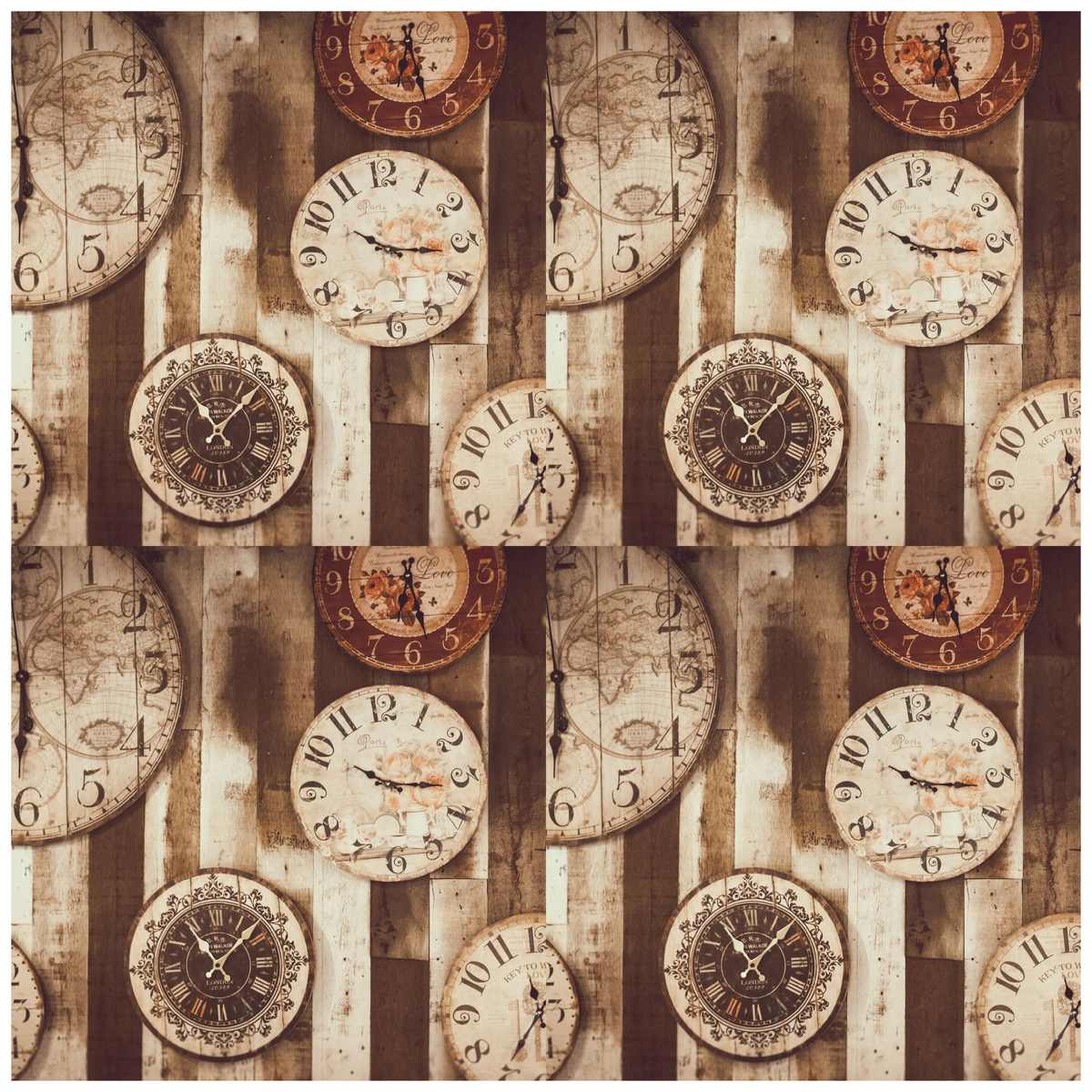 Jags Decoupage Paper 3 Vintage Clock Jdpg-27