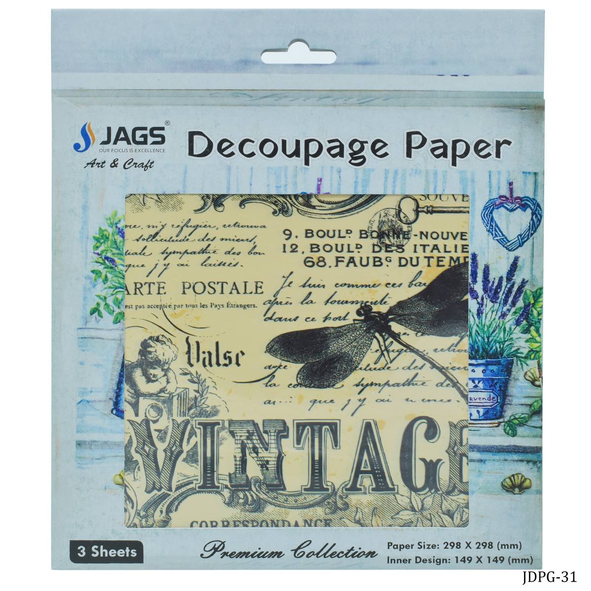 Jags Decoupage Paper 10 World Wonders Jdpg-31