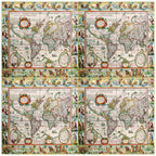 Jags Decoupage Paper Vintage World Map Jdpg-32