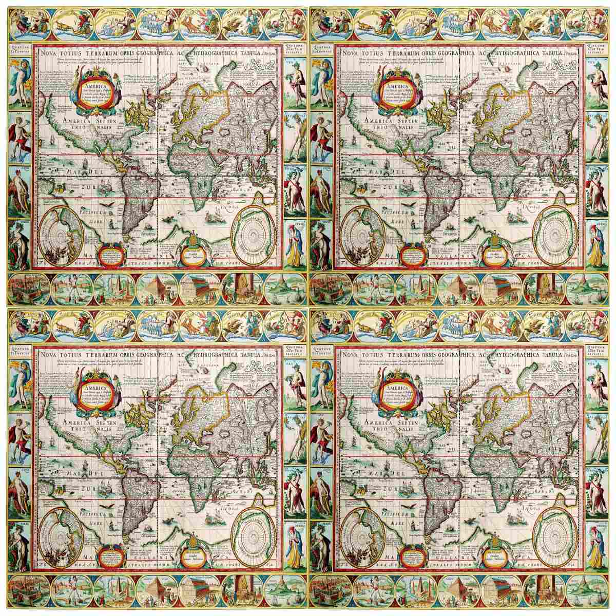 Jags Decoupage Paper Vintage World Map Jdpg-32
