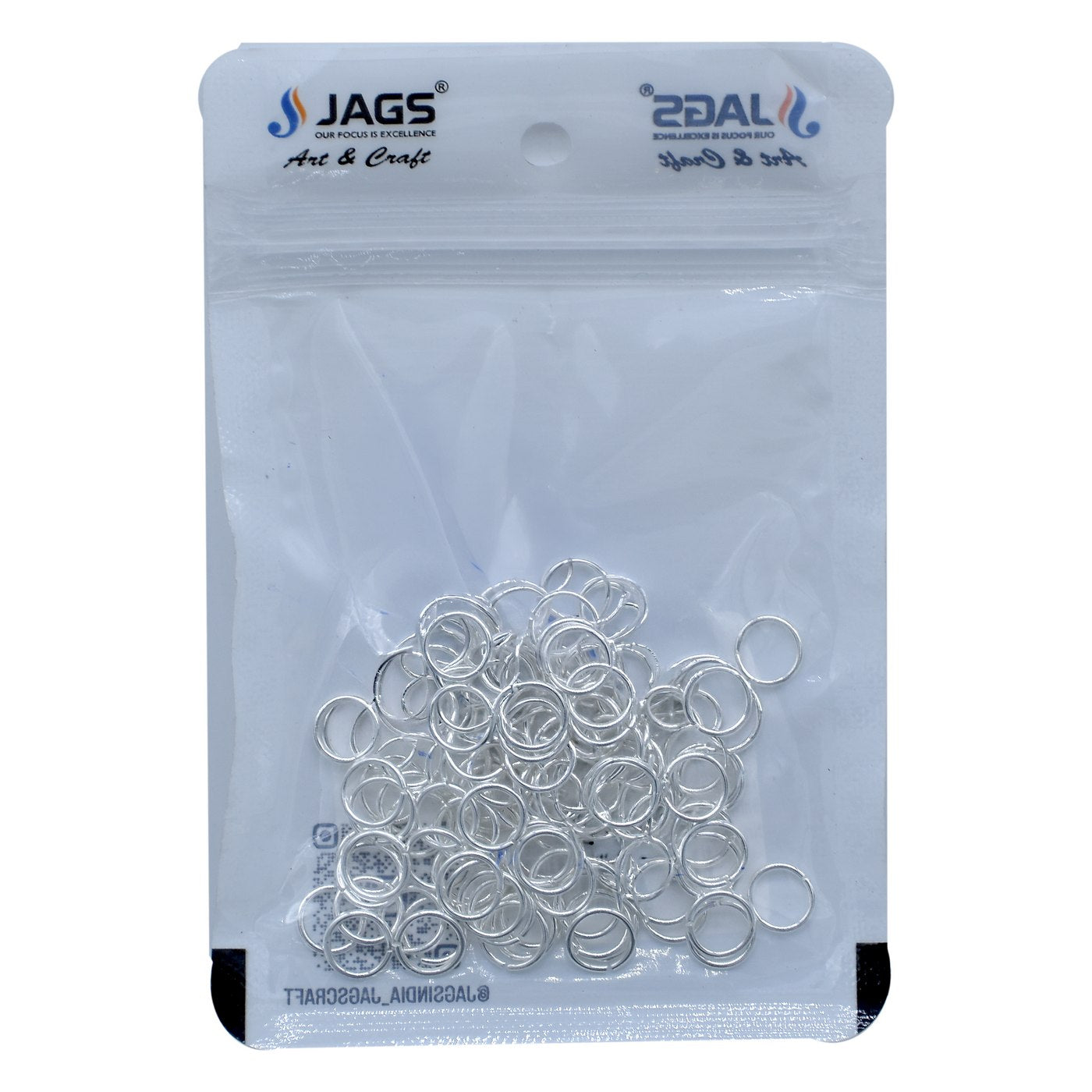 Jewellery Jump Ring Silver 20Gm 0.9X8MM Medium QJRSS02