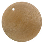 Decorative Wooden Pendant Plain Big 10Pcs Dwb35Mm