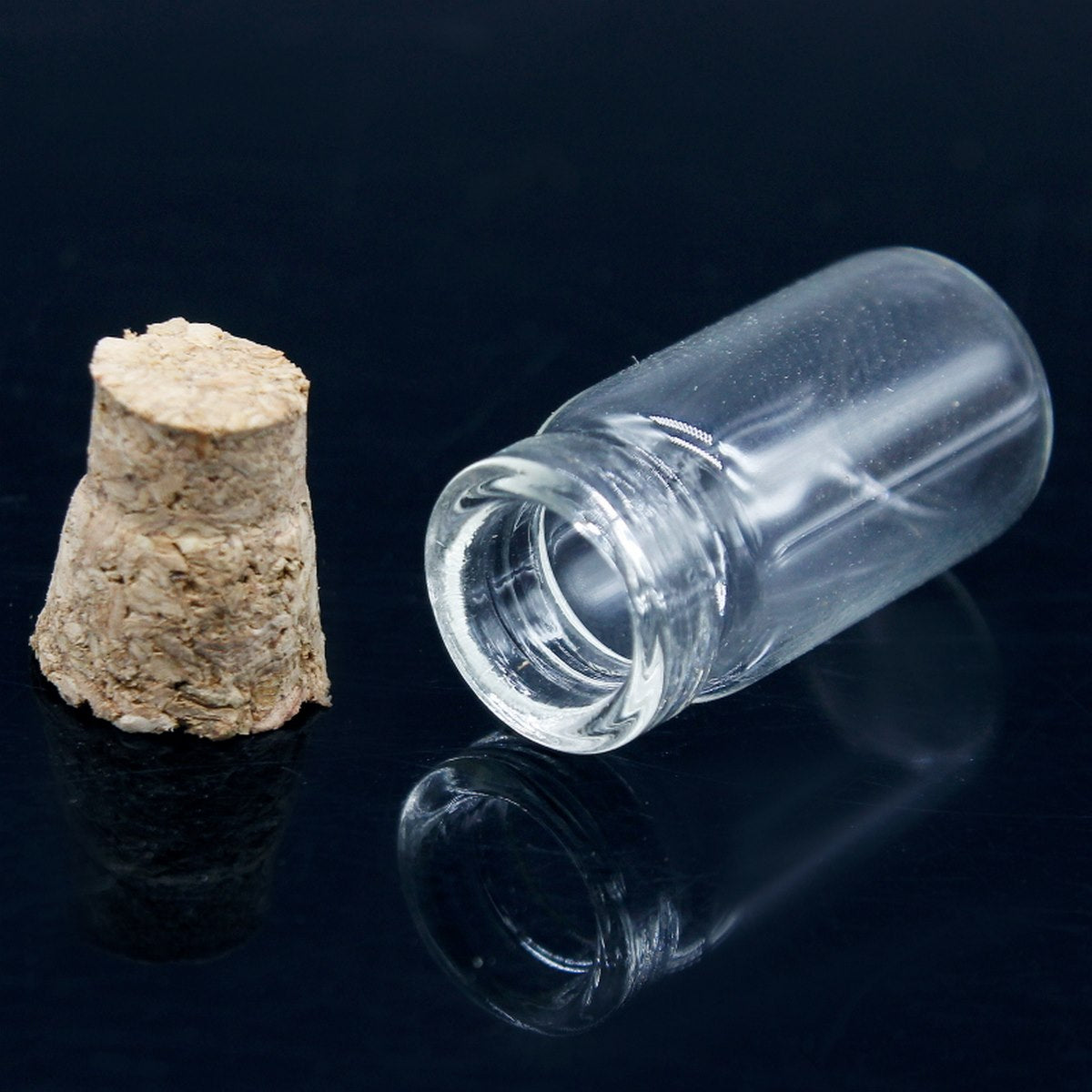 Glass Messages Bottle 11X22 18Pcs Set Gb11X22