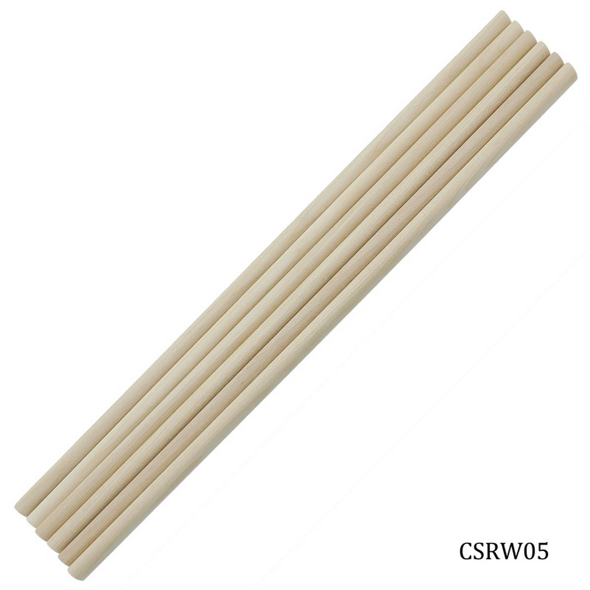 Craft Stick Round 12Inch 6Pcs 8Mm Thin Csrw05