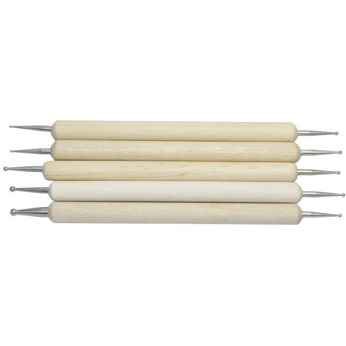 Emboss Tool 5 Pcs Set Wooden T-133