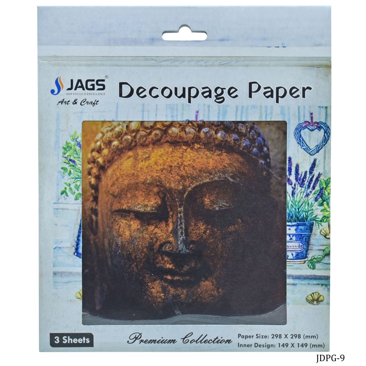 Jags Decoupage Paper Gautam Lord Buddha Jdpg-9