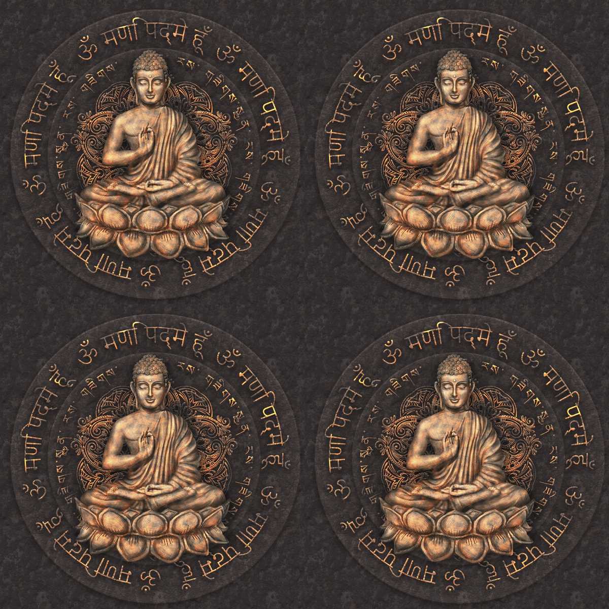 Jags Decoupage Paper Gautam Lord Buddha Jdpg-3