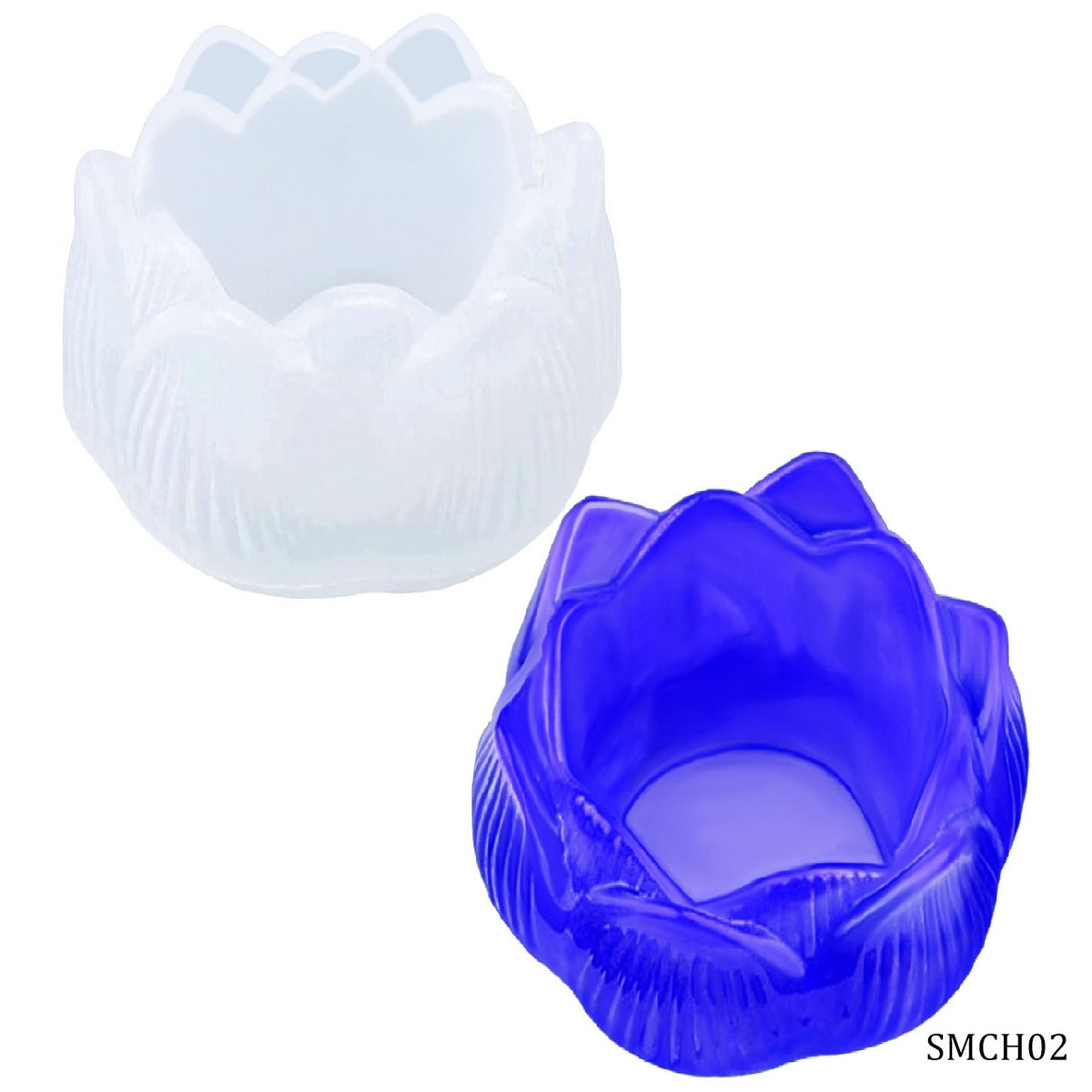 Silicone Mould Candle Holder Lotus Smch03