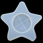 Silicone Mould Candle Holder Star Smch01