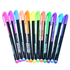 Glitter Pen Neon Color 1.0Mm 24Pcs Set Hg6107-24