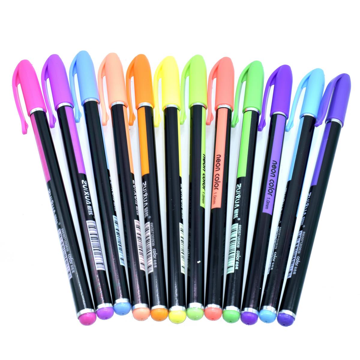Glitter Pen Neon Color 1.0Mm 24Pcs Set Hg6107-24